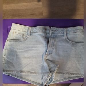 No Boundaries Light Blue Denim Jean Shorts